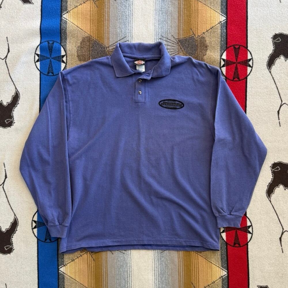 Vintage Men’s Harley Davidson Long Sleeve Polo Size XL Biker Motorcycle